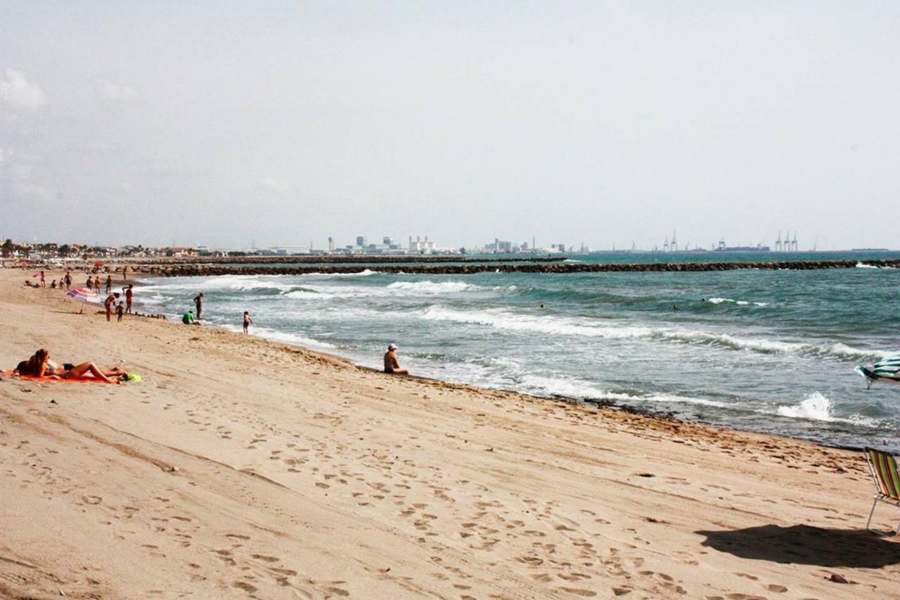Apartamento Junto Al Mar Los Marineros Con Acceso Independiente Por Terraza Puzol Luaran gambar